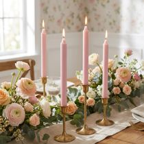 Artículo Velas cónicas PURE Rosa Antigua Wenzel Candles Rosa 250/23 mm 4 unidades