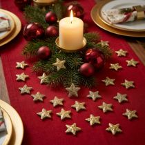 Artículo Estrellas brillo oro 1,5cm 144uds