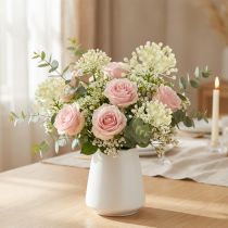 Artículo Palillo de capullos de hortensia 22cm crema 12ud