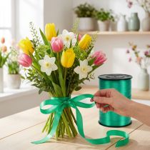 Artículo Cinta de regalo 10mm verde hierba 250m