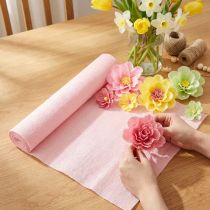 Artículo Papel crepé para floristería, papel crepé para floristería, rosa, 50×250cm, 5 piezas