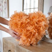 Artículo Plumas naranja para manualidades primavera Pascua 5-10cm 20g