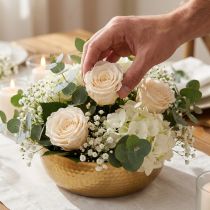 Artículo Cabezas de rosas, flores preservadas para arreglos florales elegantes, 5cm, 6 piezas