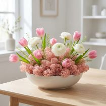 Artículo Musgo decorativo musgo de Islandia rosa 400g