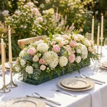 Artículo Decoración floral de espuma super con tiras adhesivas 2 piezas