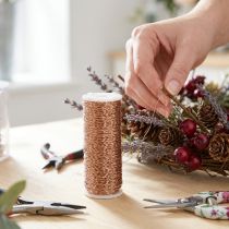 Artículo Alambre efecto caldo 100g cobre para manualidades, decoración y diseño de joyas
