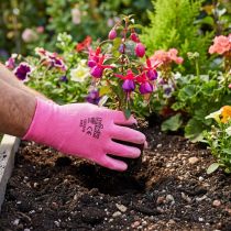 Artículo Guantes de jardín Kixx talla 8 rosa, rosa