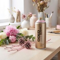 Artículo Pintura en aerosol color rosa lichi pintura en aerosol Montana Gold 400ml