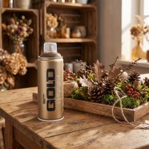Artículo Pintura en aerosol Montana Gold Brown de 400 ml para decoración y manualidades.