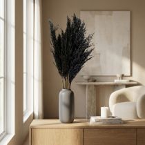 Artículo Hierba seca, junco, negra, 70 cm, tendencia decorativa, 10 piezas