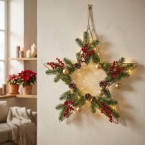Artículo Malla Estrella Metálica Deco Estrella Metal Deco Oro Ø57cm