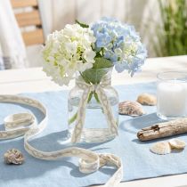 Artículo Cinta decorativa cinta de algodón marítimo cuerdas crema 15mm 20m