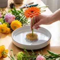 Artículo Ayuda creativa para arreglos florales con alfileres de latón para Ikebana y arreglos florales.