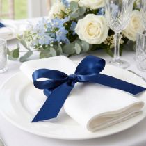 Artículo Cinta de regalo y decoración azul oscuro 40mm x 50m