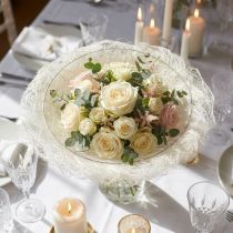 Artículo Brazalete para ramo: elegante accesorio para arreglos florales perfectos - 20 cm, 8 unidades