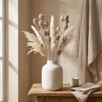 Artículo Salignum protea encalada sobre tallo 25 uds.