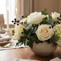 Artículo Alfileres de floristería con cabeza de perla negra, Ø4 mm, 40 mm, 150 unidades
