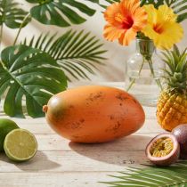 Artículo Fruta decorativa de mango artificial Fruta artificial Ø7cm L12cm