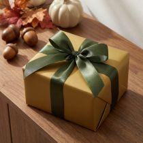 Artículo Cinta de regalo con borde tejido, cinta de tafetán para manualidades, 15 mm de ancho, 50 m de largo