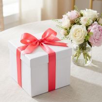 Artículo Cinta de regalo para decoración elegante y embalaje con estilo para ocasiones especiales, 15 mm x 50 m