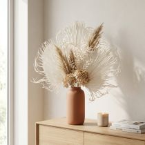 Artículo Hojas de palma secas decorativas blanqueadas 45cm 5 uds