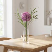 Artículo Flor artificial de Allium, cebolla ornamental, elegante decoración para el hogar, 90 cm