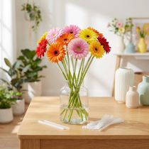 Artículo Tubos termorretráctiles para gerberas de 17 mm - Protección y soporte para gerberas, juego de 1000 piezas