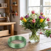 Artículo Alambre de aluminio decorativo para creaciones florales e ideas para manualidades.