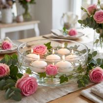 Artículo Velas flotantes blancas 4,5cm 28 uds