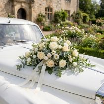 Artículo Arreglo capó coche espuma floral Ø20cm 2 piezas