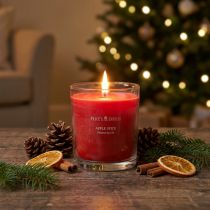 Artículo Vela perfumada en vaso vela perfumada Navidad Apple Spice Al.8cm