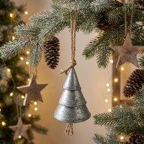 Artículo Campanas decorativas de zinc estilo vintage Campanas navideñas Al. 19 cm