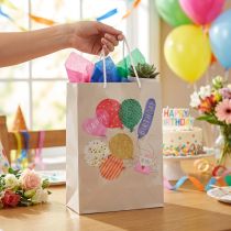 Artículo Bolsa de regalo “Feliz Cumpleaños” bolsa de cumpleaños papel 26×14×36cm 2uds