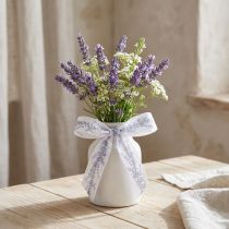 Artículo Cinta decorativa lavanda cinta de regalo veraniego 25mm 18m