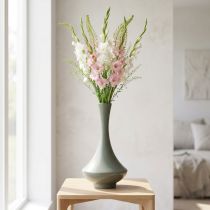 Artículo Jarrón con elegante forma curva, decorativo para interiores modernos, 33cm