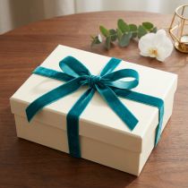 Artículo Cinta de terciopelo en rollo, cinta decorativa para envolver regalos, 10 mm, 20 m