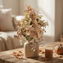 Artículo Ramo de flores artificiales de eucalipto decoración 30cm con capullos
