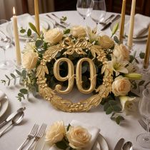 Artículo Aniversario número 90 en oro