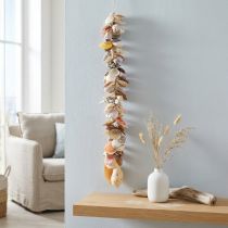 Artículo Percha decorativa con conchas, guirnalda marítima, conchas y caracoles 85cm