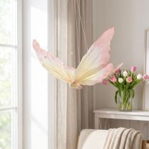 Artículo Mariposa flotante - Figura colgante ligera de mariposa para habitaciones, 70 cm, 1 pieza