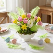 Artículo Plumas para manualidades en decoración de plumas verde claro 5-10cm 20g