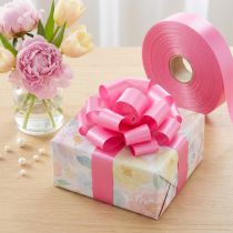 Artículo Cinta decorativa cinta rizadora rosa 30mm 100m