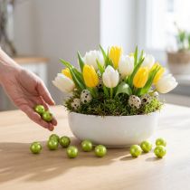 Artículo Cuentas decorativas Ø2cm verde manzana 12 piezas