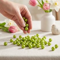 Artículo Cuentas decorativas Ø10mm verde 115 piezas