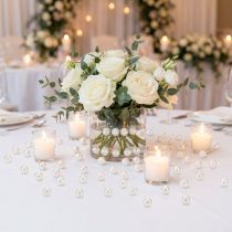 Artículo Cuentas decorativas blancas Ø10mm 115 piezas