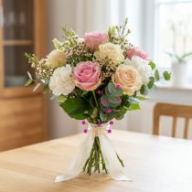 Artículo Alfileres Cabeza De Perla Rosa Ø10mm 60mm