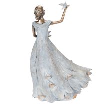 Artículo Figura de mujer pájaro. Escultura decorativa de diseño artístico para un estilo atemporal. 41 cm.