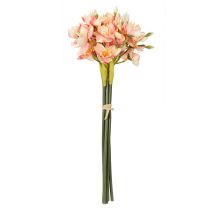 Artículo Rama decorativa de flor de lirio peruano para arreglos atemporales, 33cm, 6 piezas