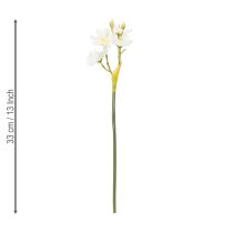 Artículo Rama de narciso para arreglos de boda de temporada, hermosa, 33 cm, 6 piezas