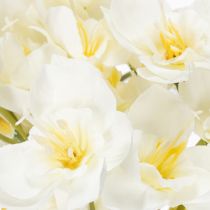Artículo Rama de narciso para arreglos de boda de temporada, hermosa, 33 cm, 6 piezas